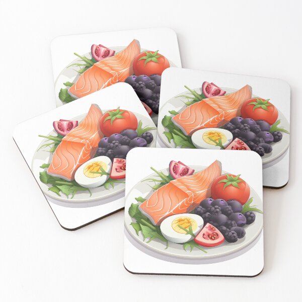 Item preview, Gourmet Salmon Plate Art designed and sold by New-School-Wave.