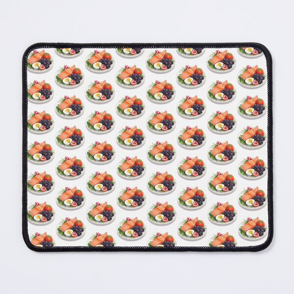 Item preview, Gourmet Salmon Plate Art designed and sold by New-School-Wave.