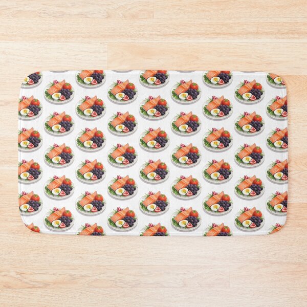 Item preview, Gourmet Salmon Plate Art designed and sold by New-School-Wave.