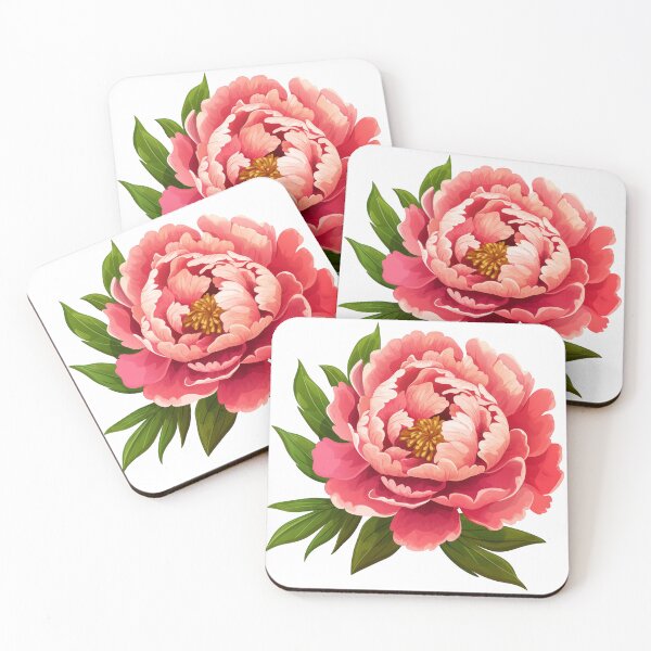 Item preview, Pink Peony Blossom Art designed and sold by New-School-Wave.