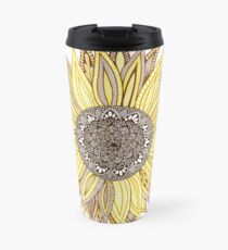 Sonnenblume-Mandala Thermosbecher