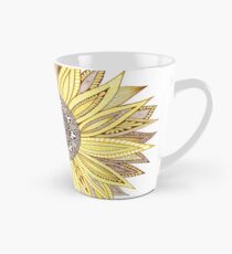 Sonnenblume-Mandala Tasse (groß)