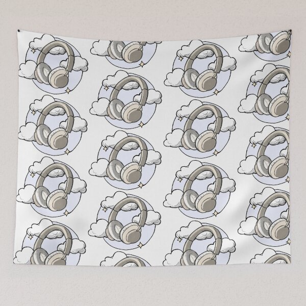Item preview, Dreamy headphones illustration | neurodiversity/ music lover/ autism designed and sold by NeurodiverseTea.