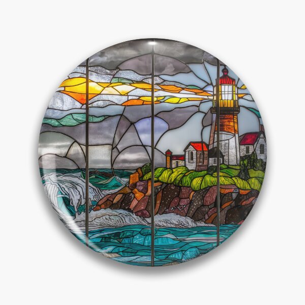 Item preview, Beacon of Light – Stained Glass Serenity designed and sold by Angry Swan Designs.