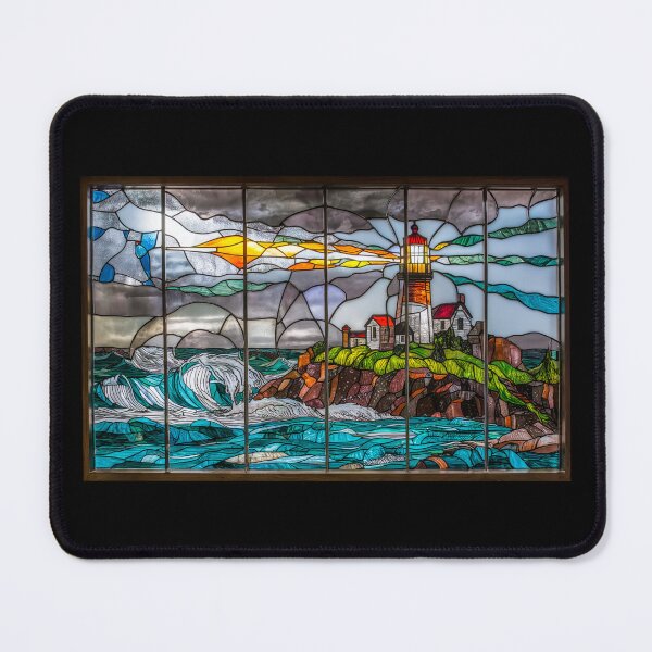 Item preview, Beacon of Light – Stained Glass Serenity designed and sold by Angry Swan Designs.