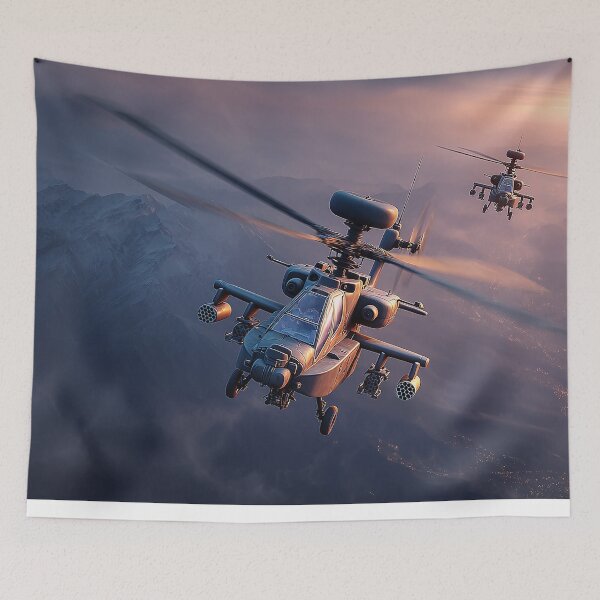 Item preview, Apaches Into The Low Light designed and sold by Skyframe Aviation.