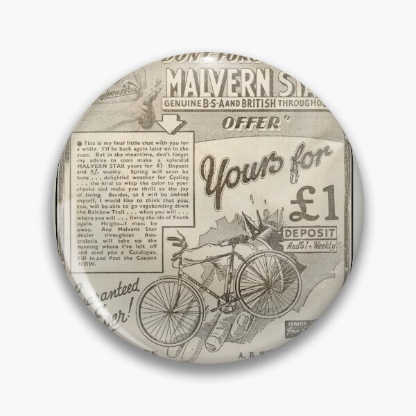 Item preview, 1937 Malvern Star Bicycle Vintage Advert - Champion Oppy Opperman Endorsement designed and sold by taspaul.