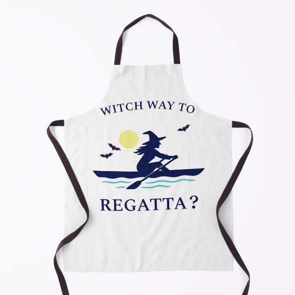 Item preview, Witch Way to Regatta? Rowing Crew Sport Boat Racing designed and sold by LadyInEverGreen.
