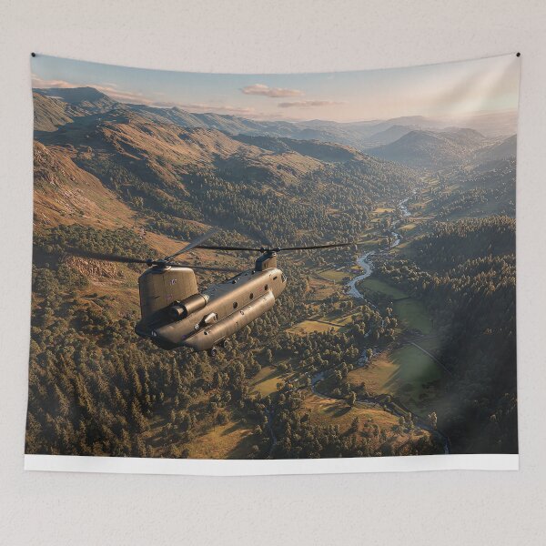 Item preview, To The Valleys Chinook designed and sold by Skyframe Aviation.