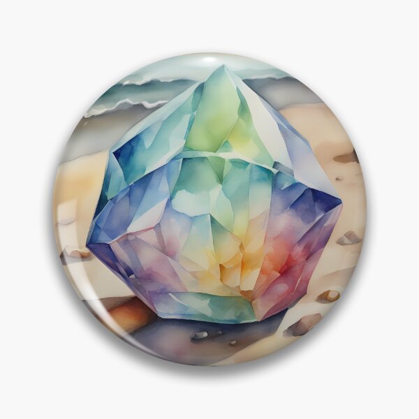 Item preview, Rainbow Crystal on Beach designed and sold by CalmnessbyChoice.