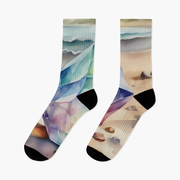 Item preview, Rainbow Crystal on Beach designed and sold by CalmnessbyChoice.