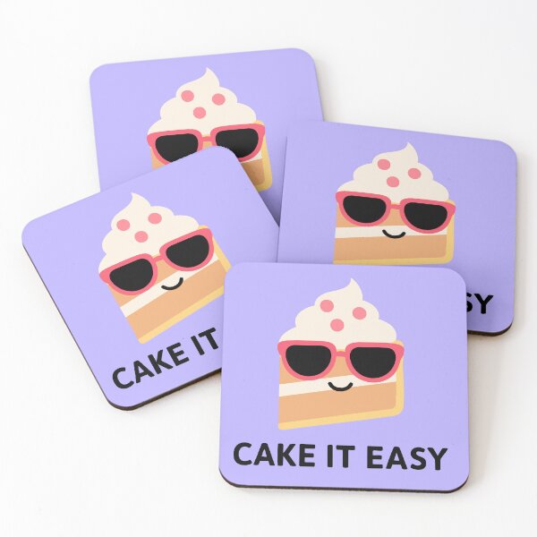 Item preview, Kawaii Cake Slice with Sunglasses designed and sold by graphicnew.