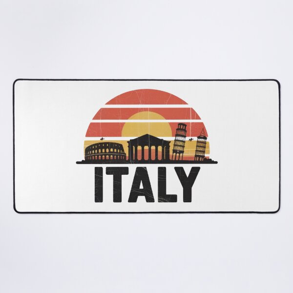 Item preview, Italy retro citscape design designed and sold by EmeraldeaArt.