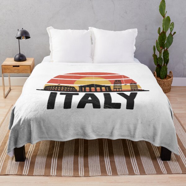 Item preview, Italy retro citscape design designed and sold by EmeraldeaArt.