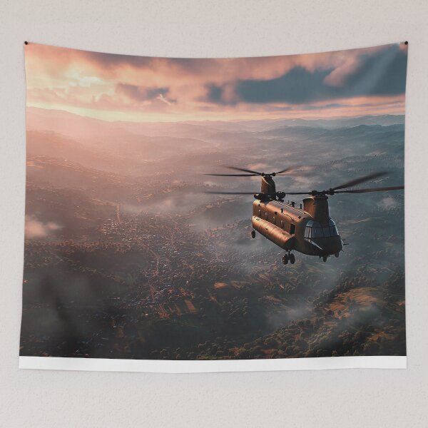 Item preview, Chinook At Altitude designed and sold by Skyframe Aviation.
