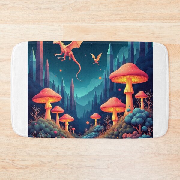 Item preview, Crystal Dragons & Cosmic Forest designed and sold by 1R6V.