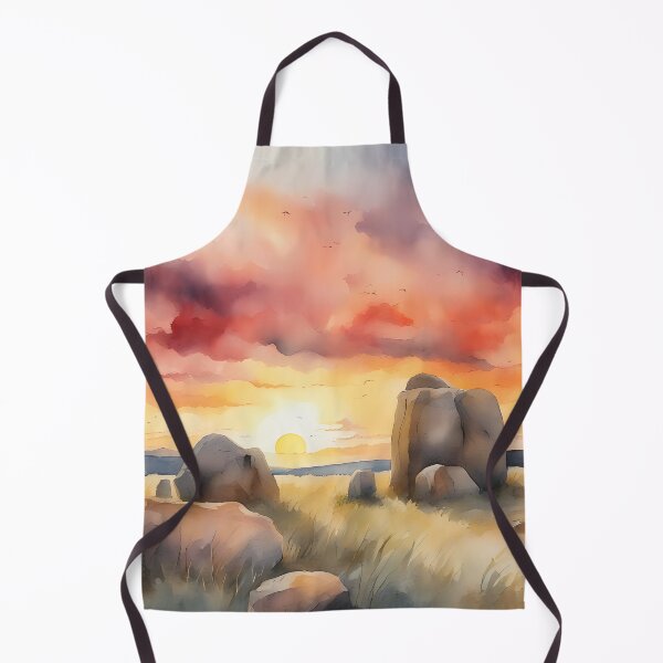 Item preview, Rocks on Field at Dawn designed and sold by CalmnessbyChoice.