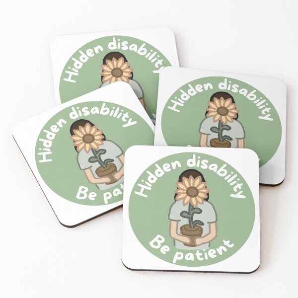 Item preview, Hidden disability sunflower symbol designed and sold by NeurodiverseTea.