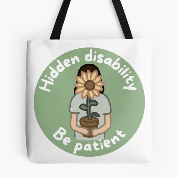 Item preview, Hidden disability sunflower symbol designed and sold by NeurodiverseTea.