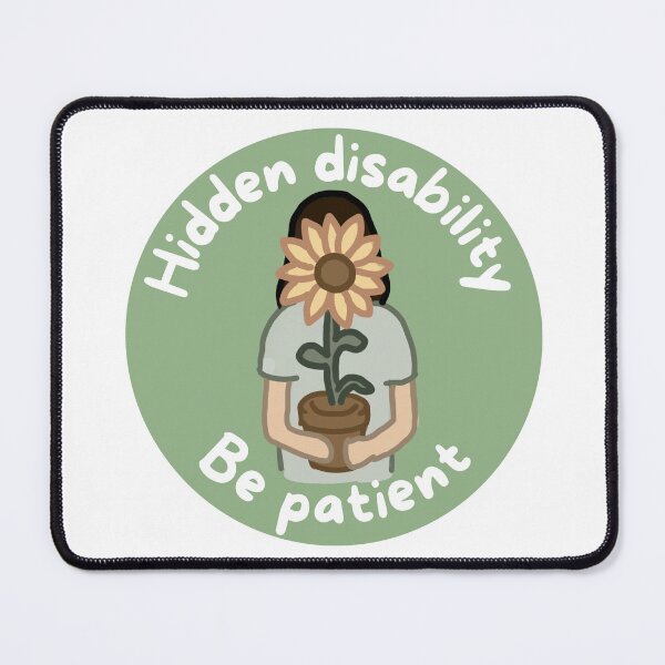 Item preview, Hidden disability sunflower symbol designed and sold by NeurodiverseTea.