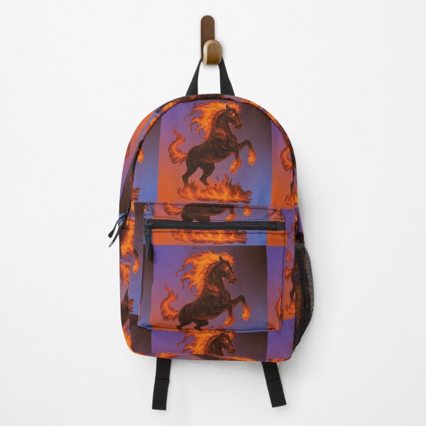 Item preview, Fire Horse Spirit – Fiery Stallion with Gradient Background designed and sold by CheriTanya.