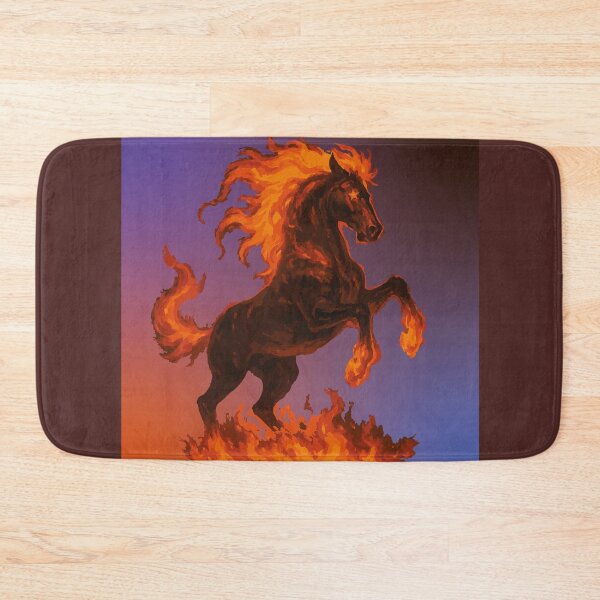 Item preview, Fire Horse Spirit – Fiery Stallion with Gradient Background designed and sold by CheriTanya.