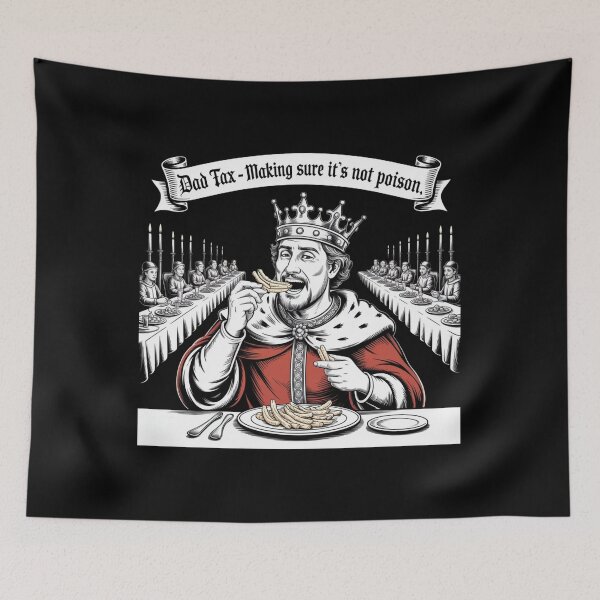 Item preview, Dad Tax Making Sure It's Not Poison Funny Fathers Day designed and sold by Mateusz Majcherek.