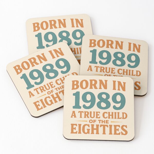 Item preview, Born in 1989 – A True Child of the Eighties designed and sold by TheWonkyEaselCo.
