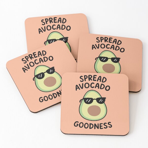 Item preview, Kawaii Avocado Spread Goodness Illustration designed and sold by graphicnew.