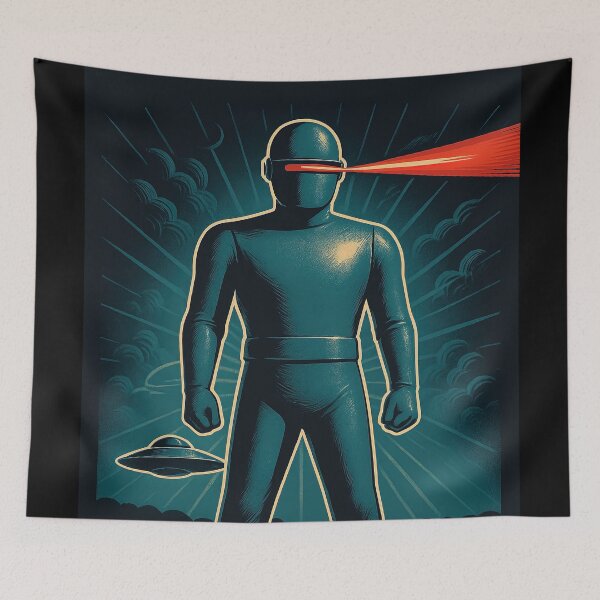 Item preview, The Day Earth Stood Still Gort Design designed and sold by Retr0Tshirts.