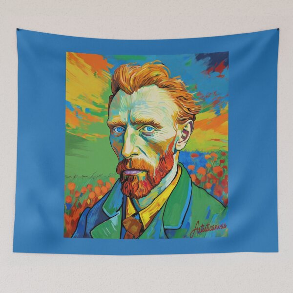 Item preview, "Pop-Art Tribute: Vincent van Gogh's Tormented Soul" designed and sold by Artisticanvas.