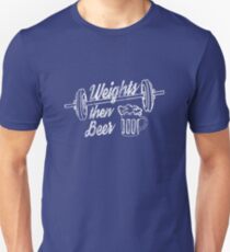 distressed style, fun gym shirt, weightlifter hobby shirt Unisex T-Shirt