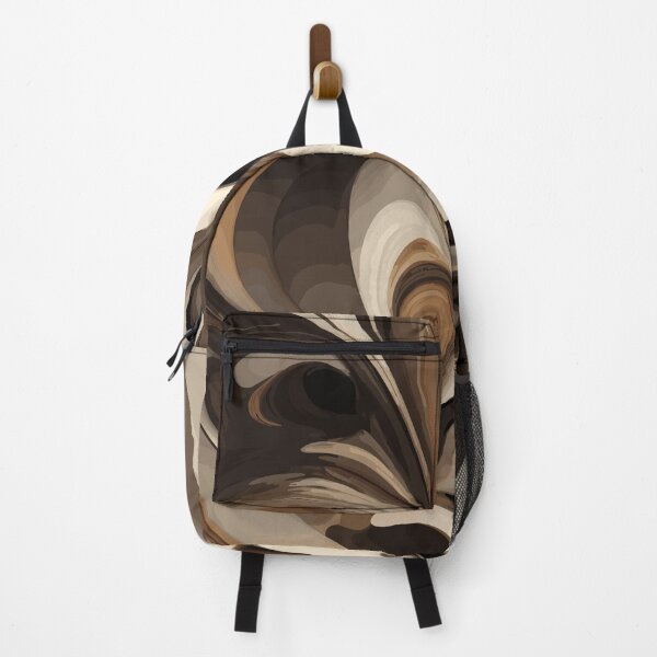 Item preview, Retro Fantasy Swirl Abstract Beige Brown and Black designed and sold by Atokeh.