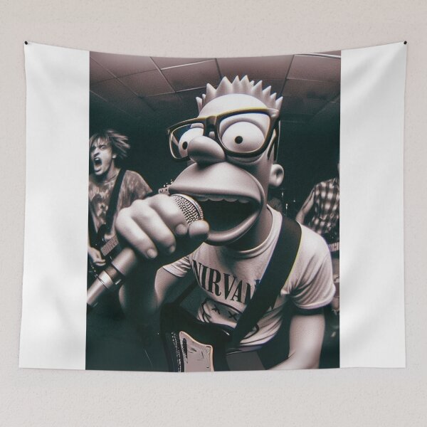 Item preview, "Grungefield: Smells Like Toon Spirit!" designed and sold by Print Fiction.