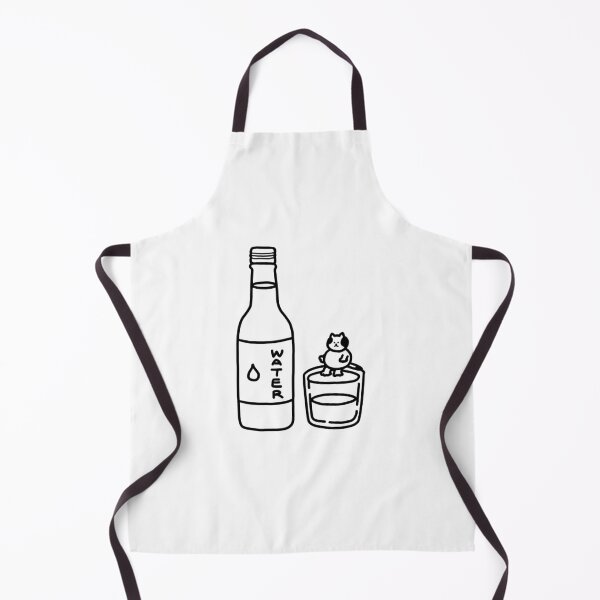 Item preview, a Cat on the glass with the water bottle designed and sold by superbaechoo.