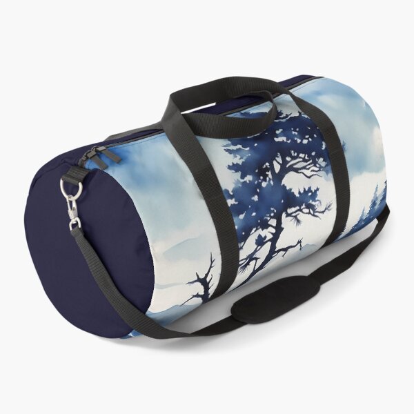 Item preview, Monochrome Blue Landscape designed and sold by CalmnessbyChoice.