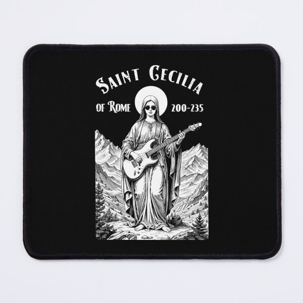 Item preview, Rock Music Patron Saint Cecilia Electric Guitar Guitarist designed and sold by GrandeDuc.
