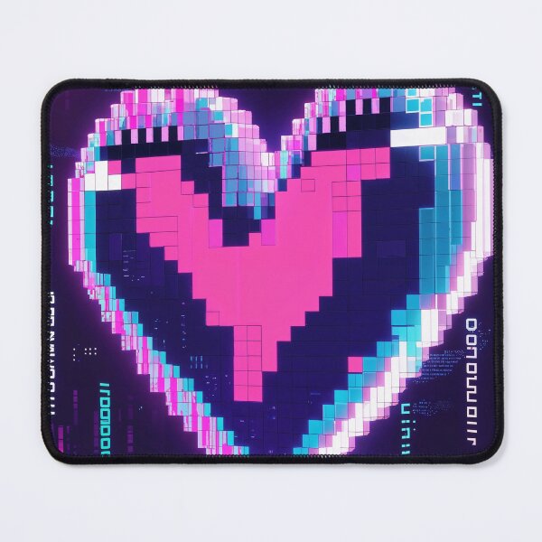 Item preview, Power up your retro style—grab your cyber heart before it glitches away! designed and sold by Dyke Art.