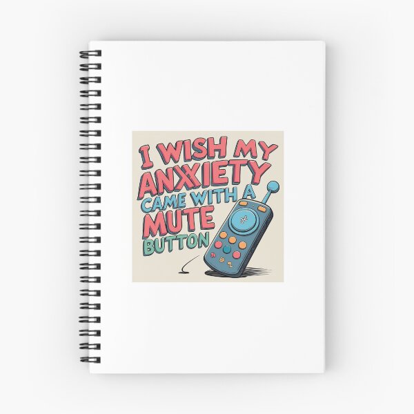 Item preview, Anxiety Needs a Mute Button – Relatable Humor On Anxiety designed and sold by KraftyKandice.