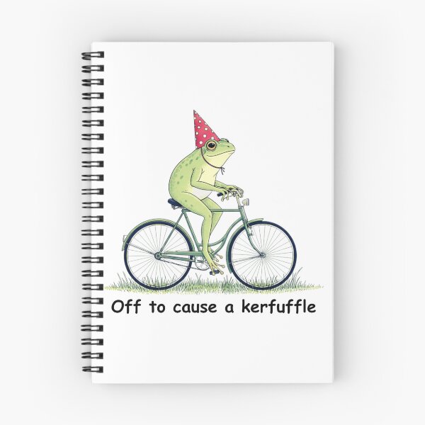 Item preview, Off to Cause a Kerfuffle Frog Funny Weirdcore Sayings Unique Adults Men Women Meme Graphic Sarcastic designed and sold by MotivaChic.