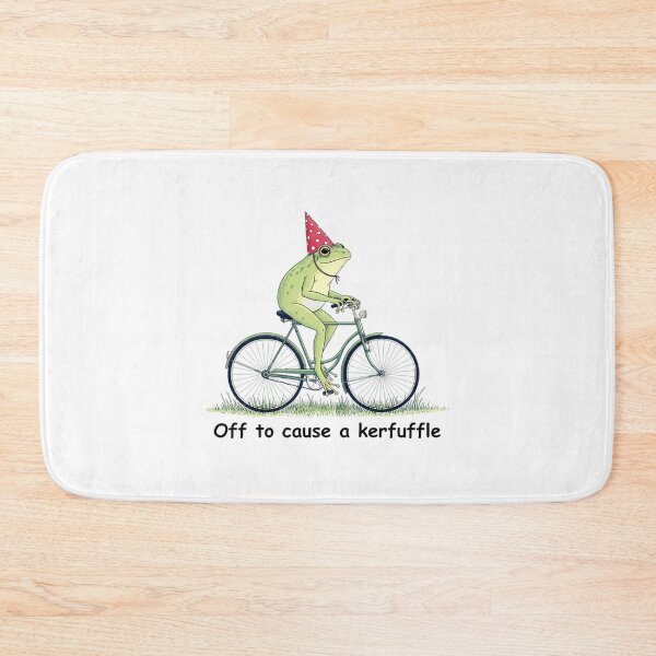 Item preview, Off to Cause a Kerfuffle Frog Funny Weirdcore Sayings Unique Adults Men Women Meme Graphic Sarcastic designed and sold by MotivaChic.