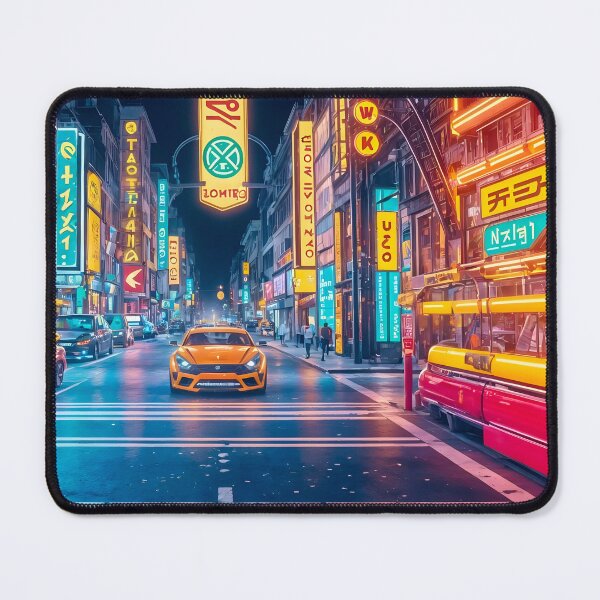 Item preview, Tokyo Nights Neon City Night Life designed and sold by Ink Art Design.