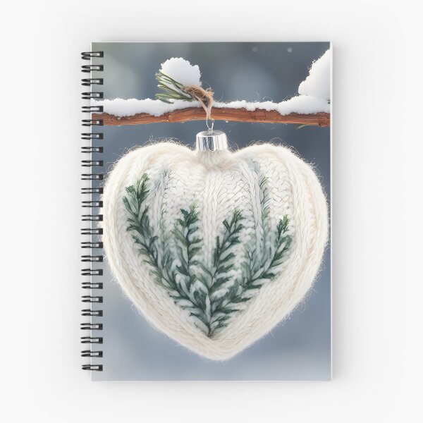 Item preview, Knitted Heart Bauble designed and sold by CalmnessbyChoice.