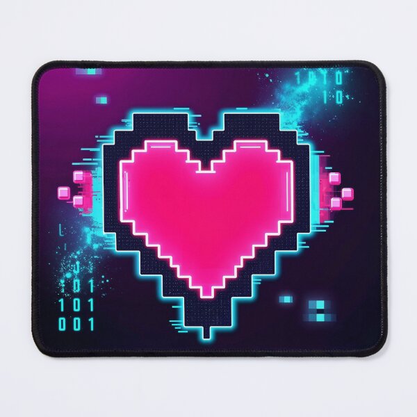 Item preview, Power up your retro style—grab your cyber heart before it glitches away! designed and sold by Dyke Art.