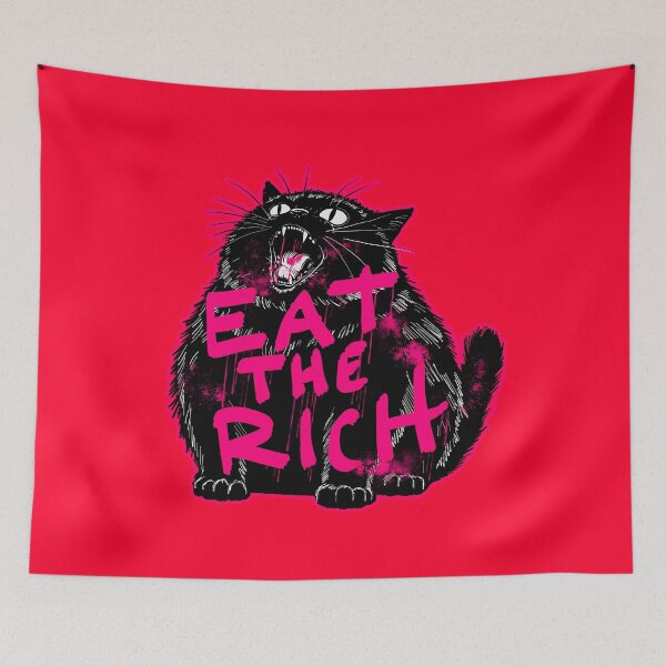 Item preview, Eat The Rich Outlined designed and sold by KilkennyCat Art.