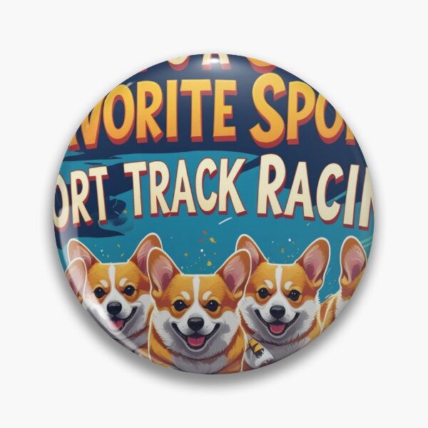Item preview, Corgi Racing Champ – Short Track, Short Legs, Big Laughs designed and sold by KraftyKandice.