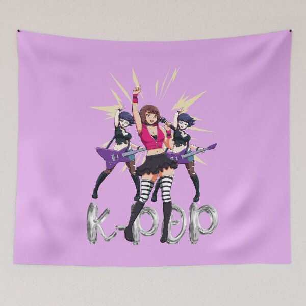 Item preview, K-Pop singers with gitars designed and sold by DżodżoJoy.