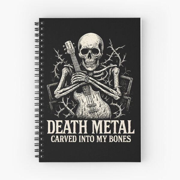 Artikelvorschau, Death Metal in meine Knochen geschnitzt entworfen und verkauft von Krossgor.