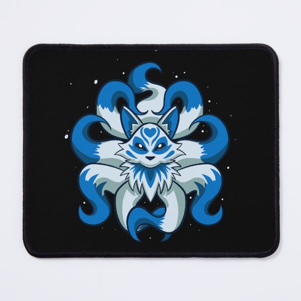 Aperçu de l'œuvre Spirale spirituelle du Kitsune à neuf queues créée et vendue par RedPandaTee.