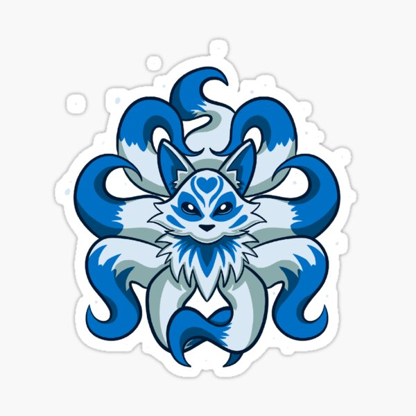 Item preview, Nine Tailed Kitsune Spirit Spiral designed and sold by RedPandaTee.